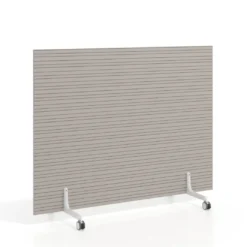 Biombo separador pared móvil Hover en melamina, posición horizontal, alto 120cm