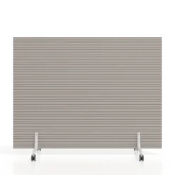Biombo separador pared móvil Hover en melamina, posición horizontal, alto 120cm