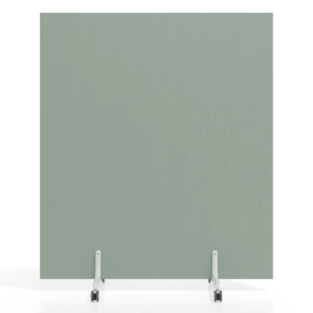 Biombo separador pared móvil Hover en melamina, posición vertical, ancho 140cm