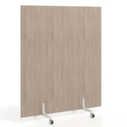 Biombo separador pared móvil Hover en melamina, posición horizontal, alto 80cm