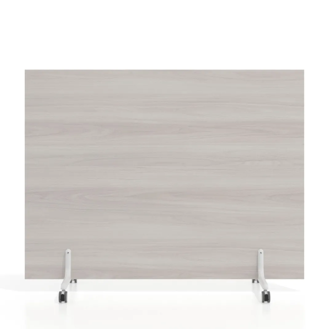 Biombo separador pared móvil Hover en melamina, posición vertical, ancho 120cm