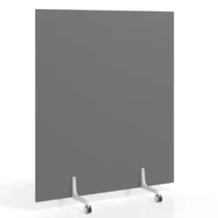 Biombo separador pared móvil Hover en melamina, posición horizontal, alto 100cm