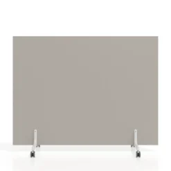 Biombo separador pared móvil Hover en melamina, posición horizontal, alto 120cm