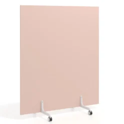 Biombo separador pared móvil Hover en melamina, posición horizontal, alto 100cm