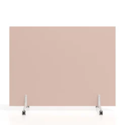 Biombo separador pared móvil Hover en melamina, posición horizontal, alto 120cm