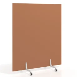 Biombo separador pared móvil Hover en melamina, posición horizontal, alto 100cm