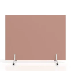 Biombo separador pared móvil Hover en melamina, posición horizontal, alto 120cm