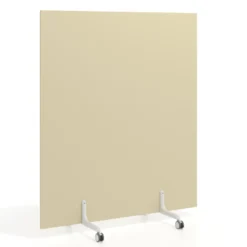 Biombo separador pared móvil Hover en melamina, posición horizontal, alto 100cm