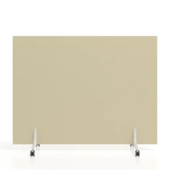 Biombo separador pared móvil Hover en melamina, posición horizontal, alto 120cm