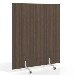 Biombo separador pared móvil Hover en melamina, posición horizontal, alto 100cm