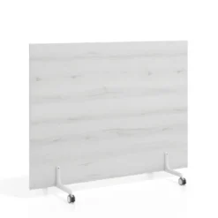 Biombo separador pared móvil Hover en melamina, posición horizontal, alto 120cm