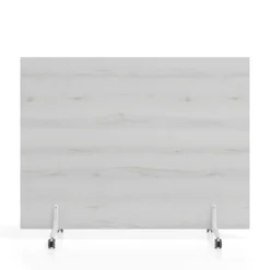 Biombo separador pared móvil Hover en melamina, posición horizontal, alto 120cm