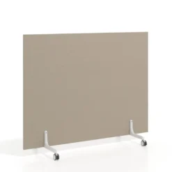 Biombo separador pared móvil Hover en melamina, posición horizontal, alto 120cm