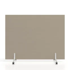 Biombo separador pared móvil Hover en melamina, posición horizontal, alto 120cm