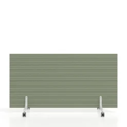 Biombo separador pared móvil Hover en melamina, posición horizontal, alto 80cm