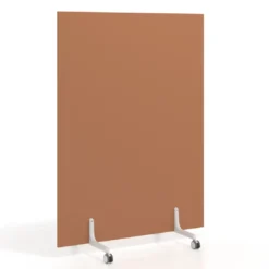 Biombo separador pared móvil Hover en melamina, posición vertical, ancho 120cm