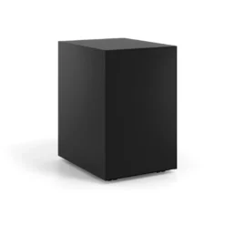 Cajonera de oficina Strong 2 cajones + archivo estructura negra frontales melamina