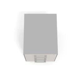 Cajonera de oficina Strong 3 cajones estructura aluminio frontales melamina