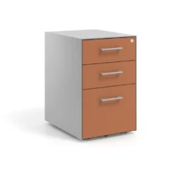 Cajonera de oficina Strong 2 cajones + archivo estructura aluminio frontales melamina