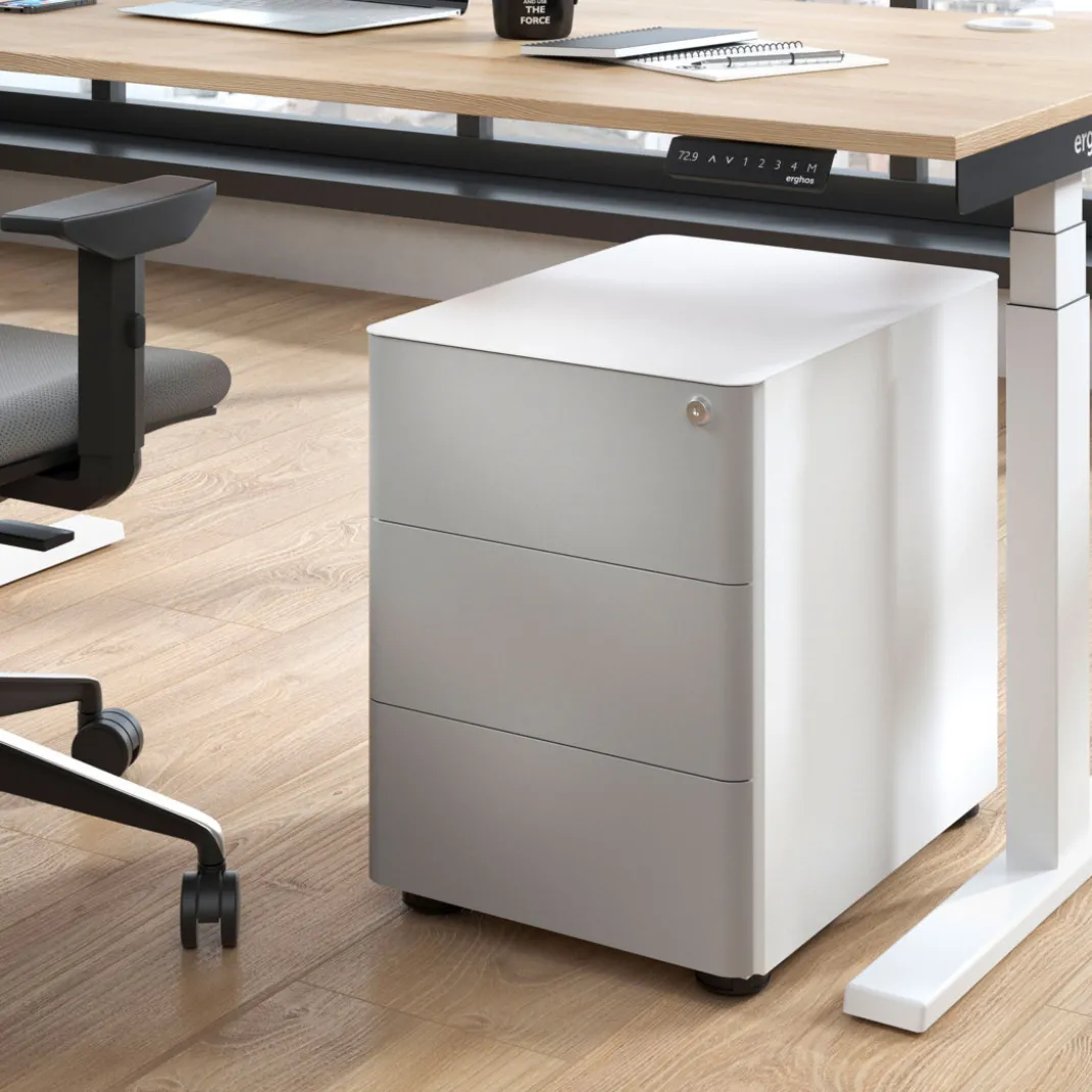 Cajonera de oficina Moby L, 3 cajones