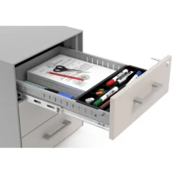 Cajonera de oficina Strong 3 cajones estructura aluminio frontales melamina