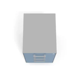 Cajonera de oficina Strong 2 cajones + archivo estructura aluminio frontales melamina
