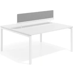 Divisor Hover Aluminio para mesa coworking