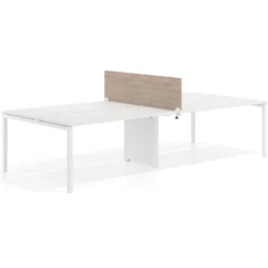 Divisor lateral intermedio mesa multipuesto Hover en melamina