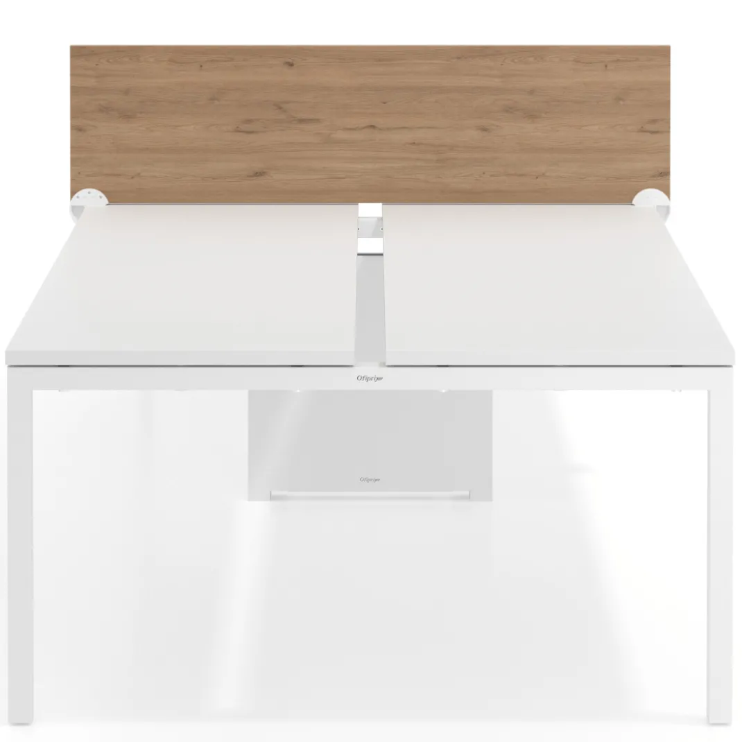 Divisor lateral intermedio mesa multipuesto Hover en melamina