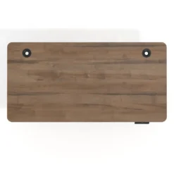 Escritorio Elevable Erghos Axis estructura negra 4 cantos curvos