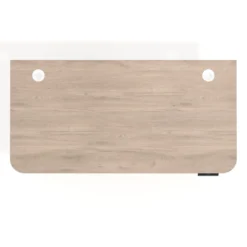 Escritorio Elevable Erghos Alpha estructura de madera 2 cantos curvos