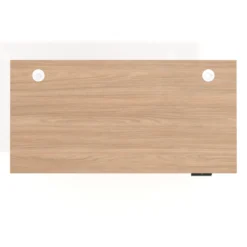Escritorio Elevable Erghos Alpha estructura de madera 2 cantos curvos