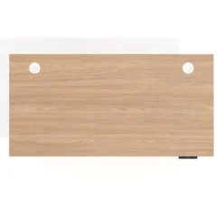 Escritorio Elevable Erghos Alpha estructura de madera 2 cantos curvos