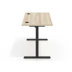 Escritorio Elevable Erghos Basic estructura negro canto recto