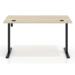 Escritorio Elevable Erghos Basic estructura negro canto recto
