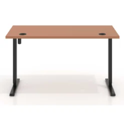 Escritorio Elevable Erghos Basic estructura negro canto recto