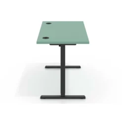Escritorio Elevable Erghos Basic estructura negro canto recto