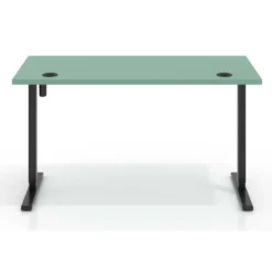 Escritorio Elevable Erghos Basic estructura negro canto recto