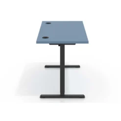Escritorio Elevable Erghos Basic estructura negro canto recto