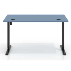 Escritorio Elevable Erghos Basic estructura negro canto recto
