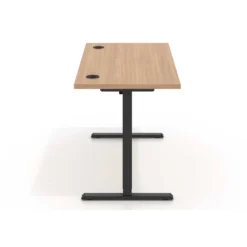 Escritorio Elevable Erghos Basic estructura negro canto recto