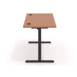 Escritorio Elevable Erghos Basic estructura negro canto recto