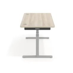 Escritorio Elevable Erghos Core estructura aluminio canto curvo