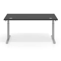 Escritorio Elevable Erghos Core estructura aluminio canto curvo