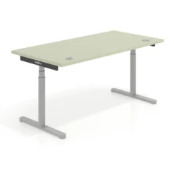 Escritorio Elevable Erghos Core estructura aluminio canto recto