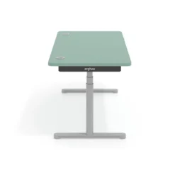Escritorio Elevable Erghos Core estructura aluminio canto curvo