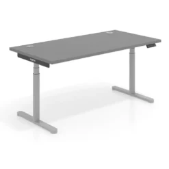 Escritorio Elevable Erghos Core estructura aluminio canto recto