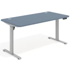 Escritorio Elevable Erghos Motion estructura aluminio 2 cantos curvos