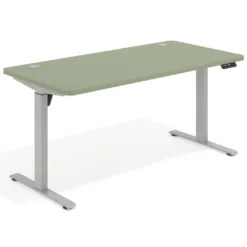 Escritorio Elevable Erghos Motion estructura aluminio 4 cantos curvos