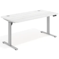 Escritorio Elevable Erghos Motion estructura aluminio 4 cantos curvos